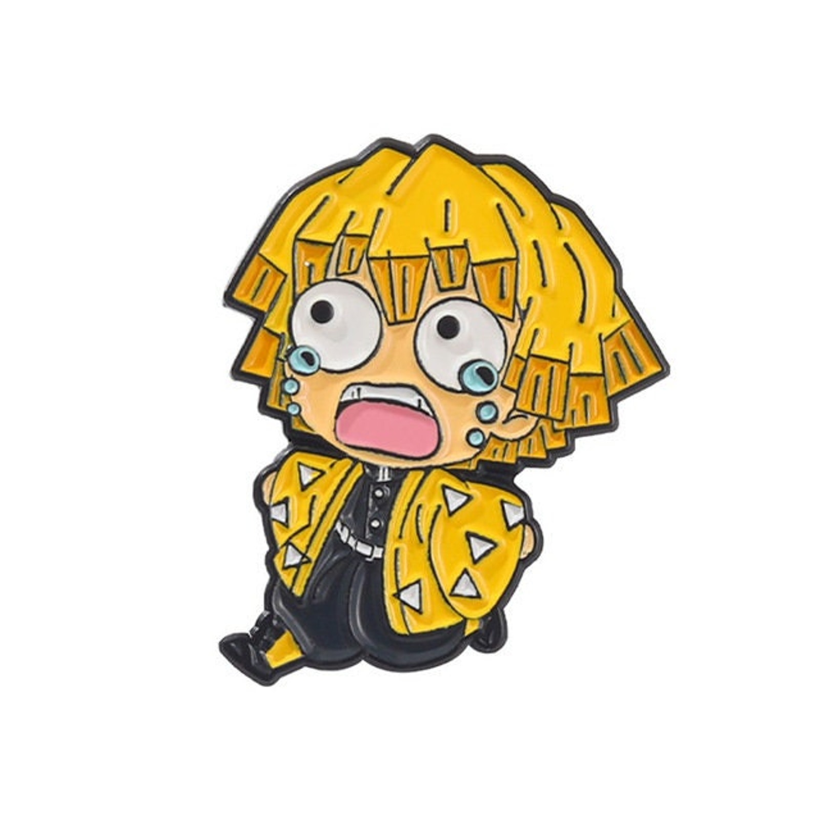 Demon Slayer Zenitsu Agatsuma Anime Enamel Pins 180-1 15$